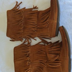 Minnetonka Fringe Boots